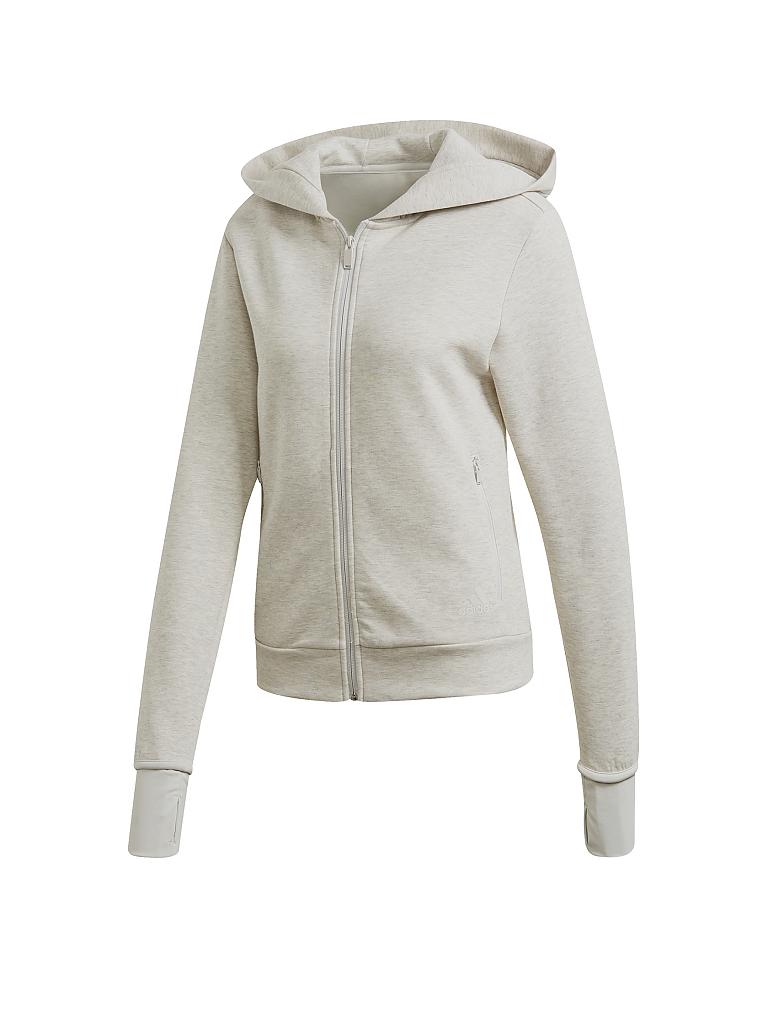 ADIDAS Damen Kapuzenjacke Must Haves Versatility creme | XS ADIDAS Damen Hose Must Haves Versatility schwarz | M